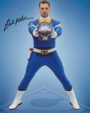 BLAKE FOSTER as Justin the Blue Turbo Ranger - Power Rangers Turbo