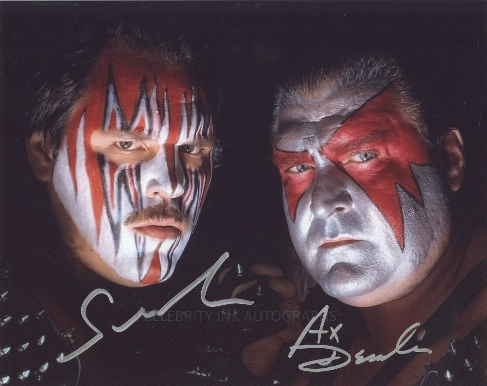 DEMOLITION AX and SMASH - WWF - Double SIgned