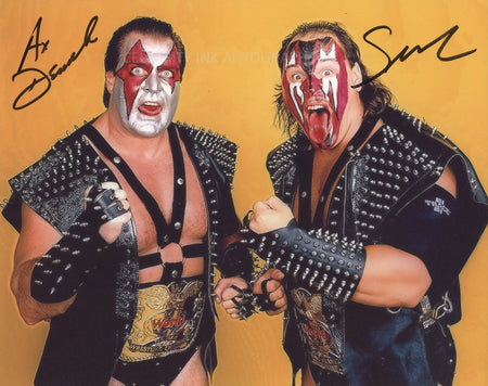 DEMOLITION AX and SMASH - WWF - Double SIgned