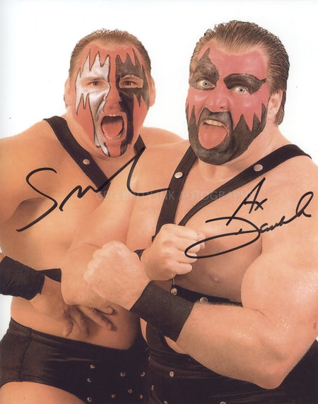 DEMOLITION AX and SMASH - WWF - Double SIgned