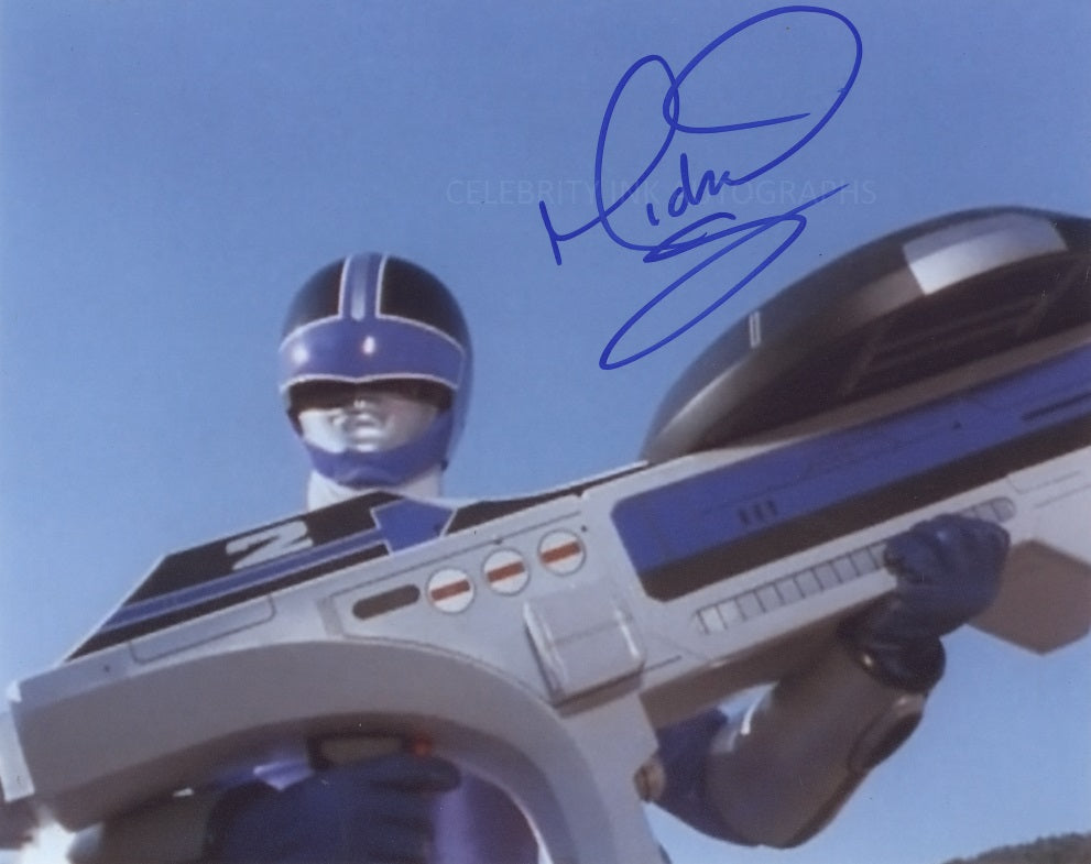 MICHAEL COPON as Lucas Kendall / Blue Time Force Ranger - Power Rangers 