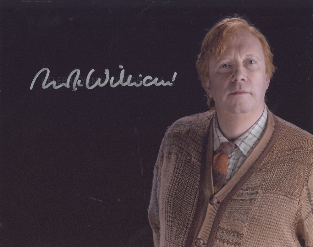 MARK WILLIAMS as Arthur Weasley - Harry Potter – Celebrity Ink Autographs
