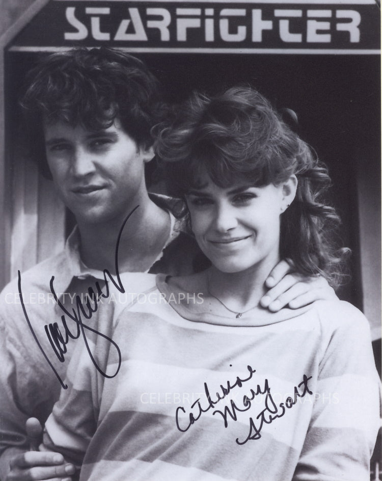 LANCE GUEST and CATHERINE MARY STEWART as Alex and Maggie - The Last Starfighter