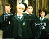 JOSH HERDMAN and GENEVIEVE GAUNT as Vincent Crabbe and Pansy Parkinson - Harry Potter