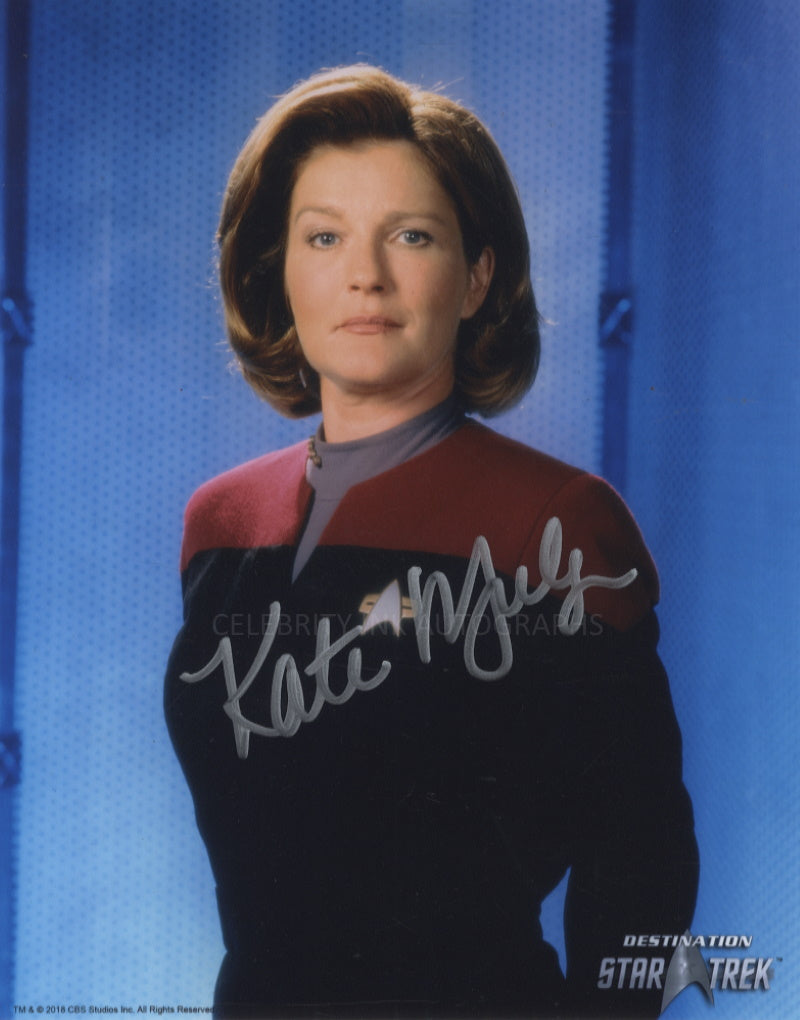 KATE MULGREW as Capt. Janeway - Star Trek: Voyager – Celebrity Ink ...