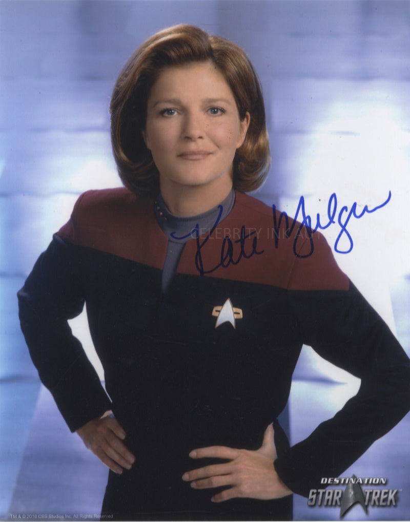 KATE MULGREW as Capt. Janeway - Star Trek: Voyager – Celebrity Ink ...