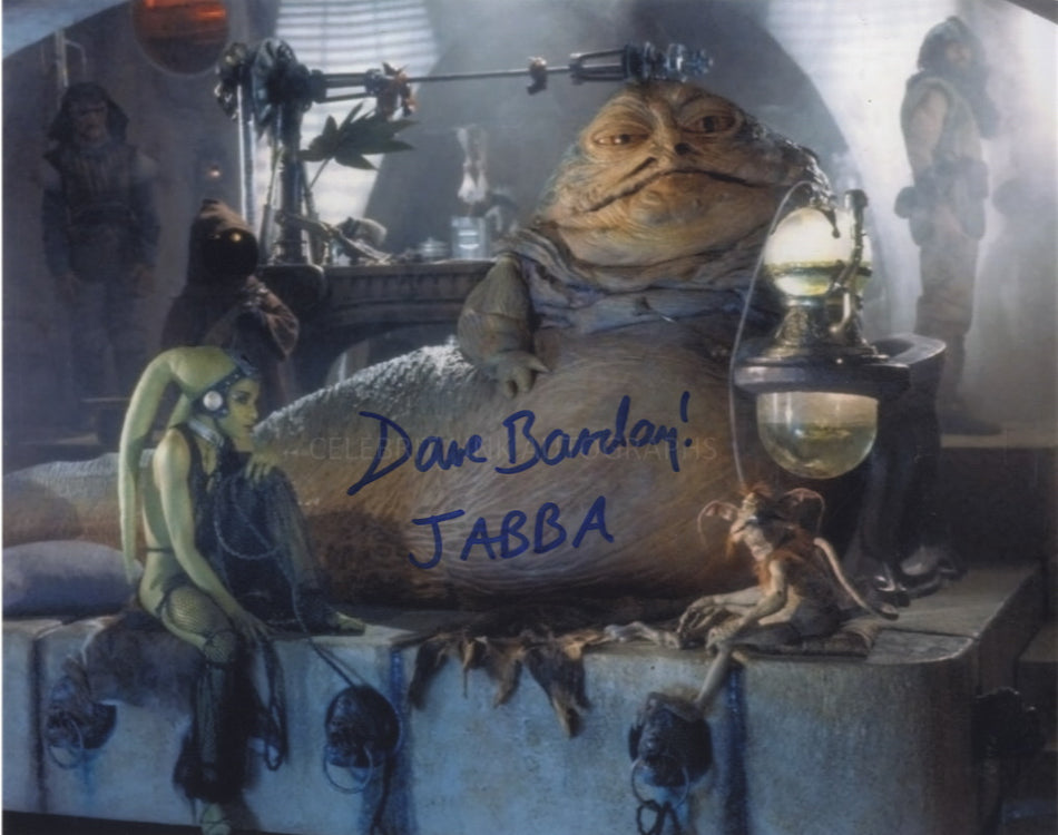 DAVE BARCLAY - Jabba Puppeteer - Star Wars