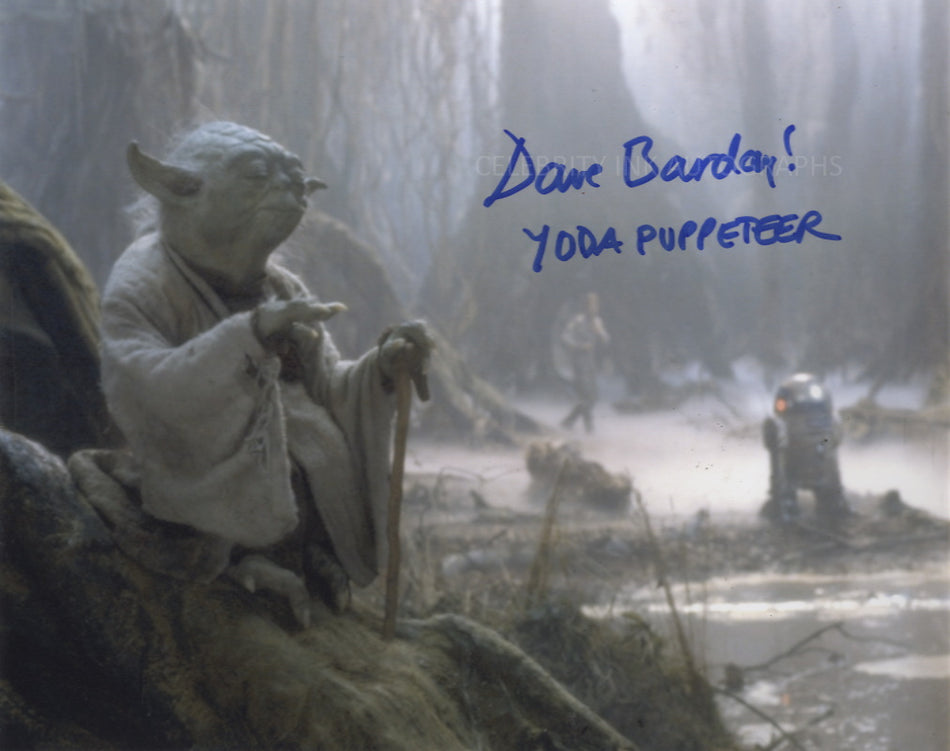 DAVE BARCLAY - Yoda Puppeteer - Star Wars