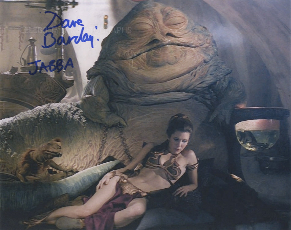 DAVE BARCLAY - Jabba Puppeteer - Star Wars