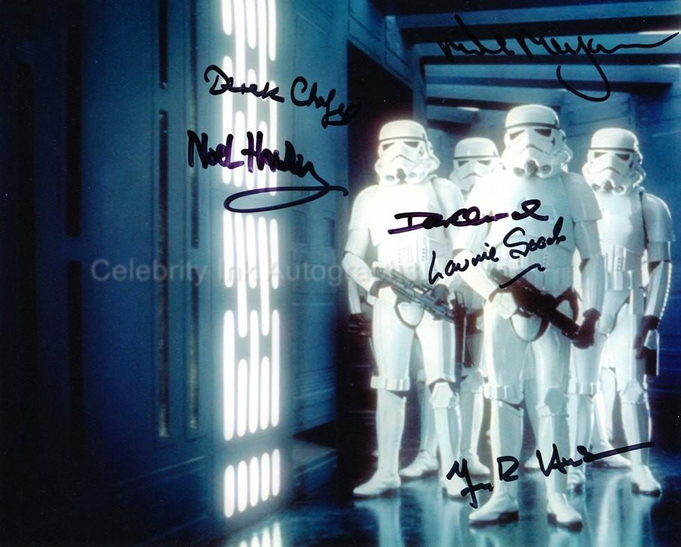 STAR WARS - Stormtroopers Multi SIgned Photo - 6 Autographs