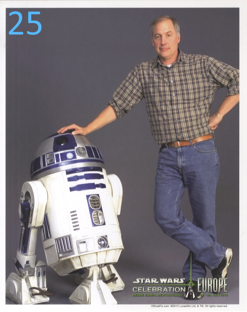 25 - Ben Burtt R2-D2 Celebration Blank 8"x10" Photo