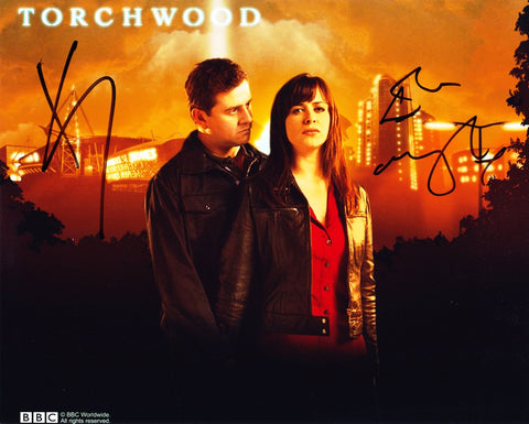 EVE MYLES and KAI OWEN as Gwen Cooper and Rhys Williams - Torchwood