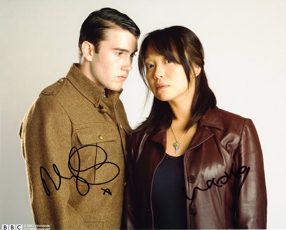 NAOKO MORI and ANTHONY LEWIS as Toshiko Sato and Tommy - Torchwood