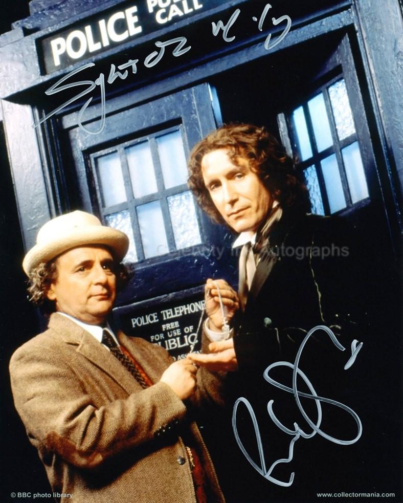 SYLVESTER McCOY and PAUL McGANN as The 7th and 8th Doctors - Doctor Who