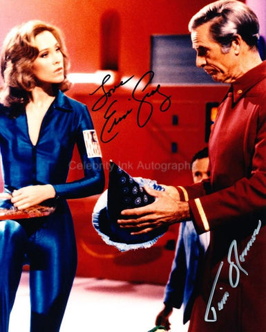 ERIN GRAY and TIM O'CONNOR as Wilma Deering and Dr. Elias Huer - Buck Rogers In The 25th Century