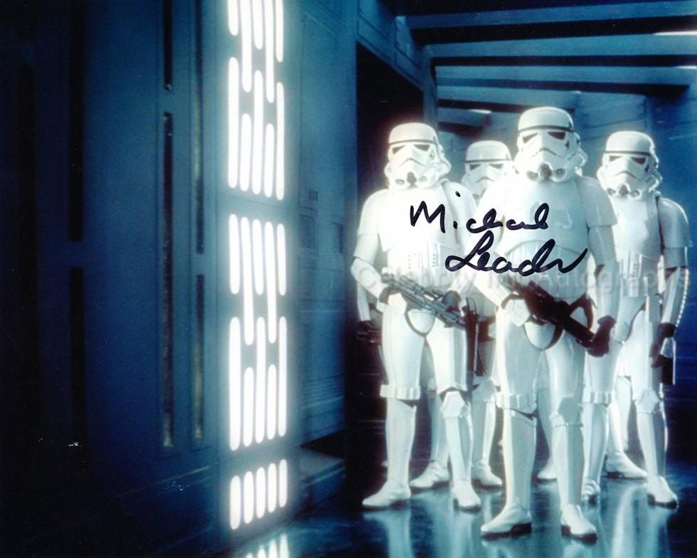 MICHAEL LEADER as a Stormtrooper - Star Wars