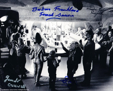 STAR WARS - Mos Eisley Cantina Quad Signed Photo