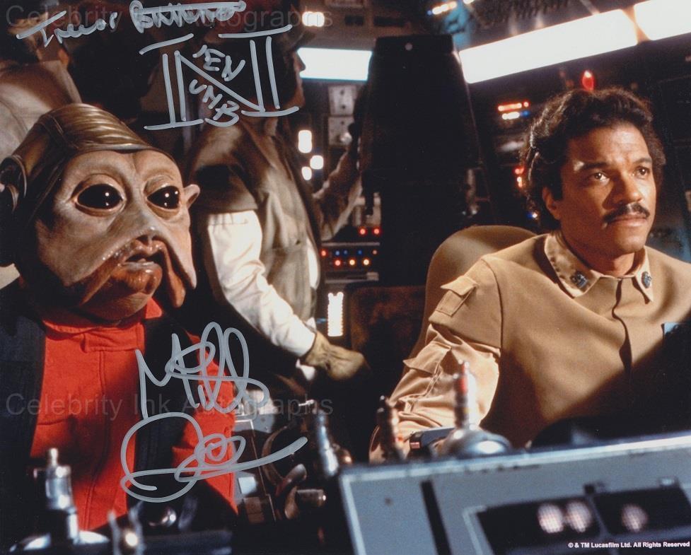 MIKE QUINN and TREVOR BUTTERFIELD as Nien Nunb and Lt. Blount  - Star Wars: Episode VI - Return Of The Jedi