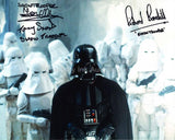 STAR WARS - Snowtroopers Triple Signed Photo
