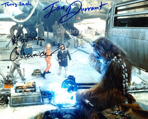 STAR WARS - Hoth Rebels Triple Signed Photo