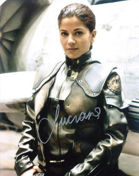 LUCIANA CARRO as Louanne &quot;Kat&quot; Katraine - Battlestar Galactica