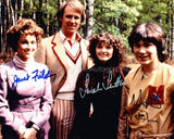 JANET FIELDING, MATTHEW WATERHOUSE and SARAH SUTTON as Tegan, Adric and Nyssa - Doctor Who