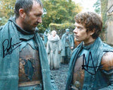 ALFIE ALLEN and RALPH INESON as Theon Greyjoy and Dagmer Cleftjaw - Game Of Thrones