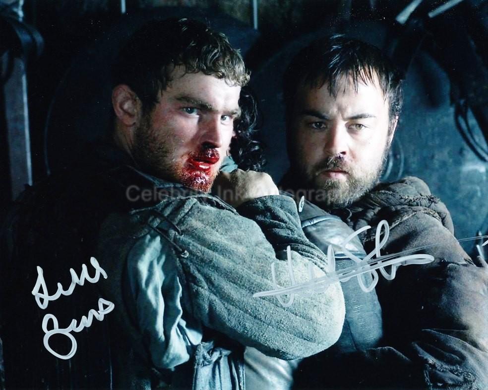 LUKE BARNES and MARK STANLEY as Rast and Grenn - Game Of Thrones