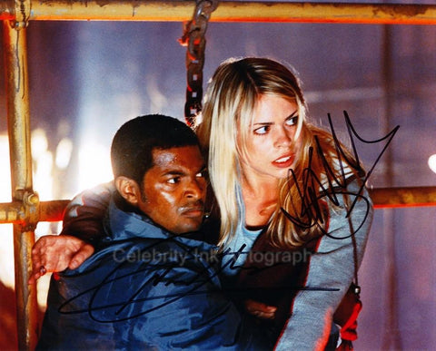 BILLIE PIPER and NOEL CLARKE as Rose Tyler and Mickey Smith - Doctor Who