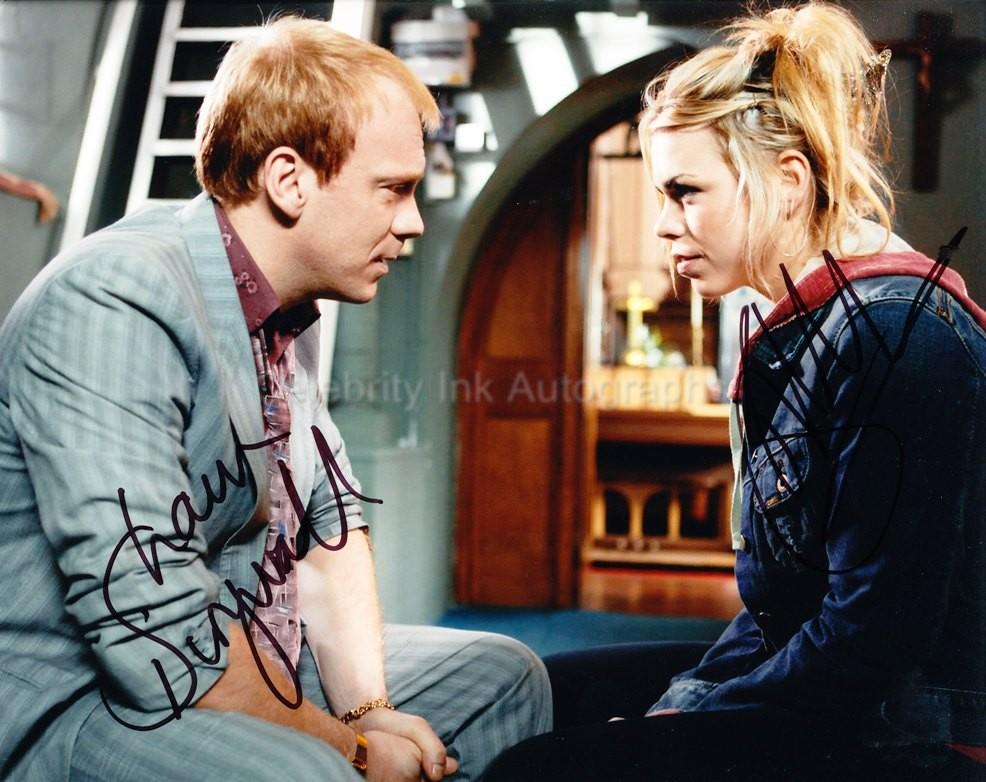 BILLIE PIPER and SHAUN DINGWALL as Rose and Pete Tyler  - Doctor Who