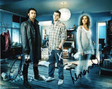 BEING HUMAN Triple Autographed Photo - Tovey, Turner &amp; Crichlow - (2)
