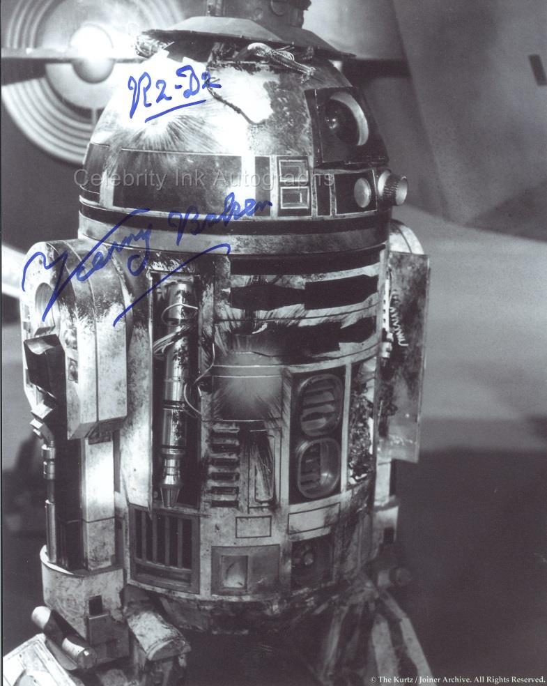KENNY BAKER as R2-D2 - Star Wars – Celebrity Ink Autographs
