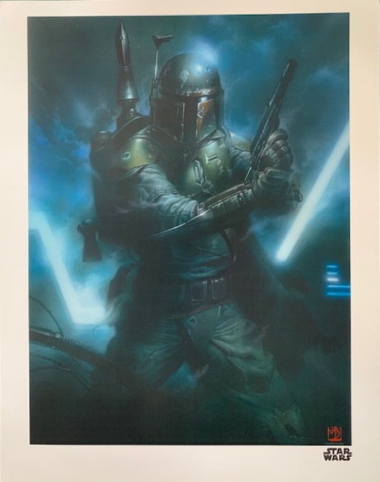 STAR WARS BOBA FETT ART PRINT by Tsuneo Sanda