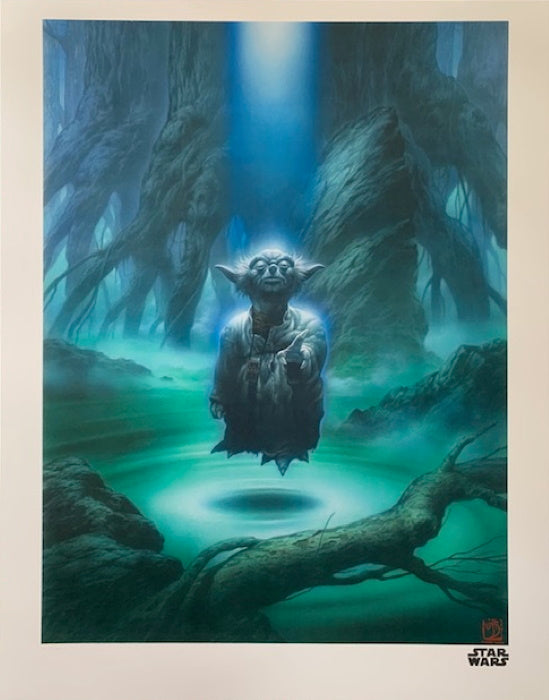 STAR WARS YODA ART PRINT by Tsuneo Sanda